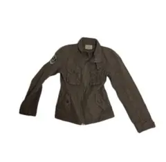 PURPLE AND YELLOW ミリタリージャケット カーキ