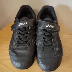 asics ブラック スニーカー　21.5