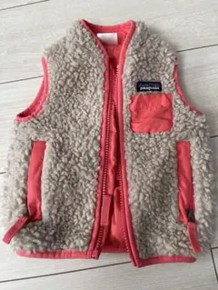 【6〜12ヶ月】patagonia ベビーベスト ピンク