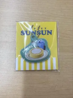 パペットスンスン ローソンコラボ ロールケーキ PVCチャーム