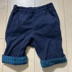 【最終値下げ】familiar ファミリア ネイビー ハーフパンツ 100cm