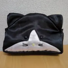 猫耳デザイン ポーチ 黒