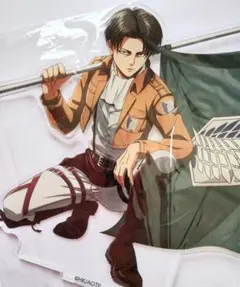 進撃の巨人　リヴァイ　団旗ver.　ビッグアクスタ