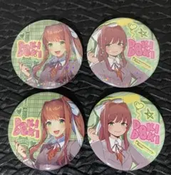 シークレット サヨリ　缶バッジ　ドキドキ文芸部　東京タワー　ドキ文　DDLC ③ サヨリ 缶バッジ 4種 ドキドキ文芸部 東京タワー ドキ文 DDLC② - メルカリ