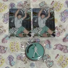 ハイキュー 及川 RUN メタルキーホルダー ウエハース カード R