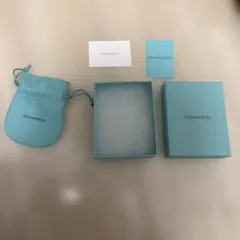 【箱のみ、巾着のみ】TIFFANY & Co. ボックスアクセサリー巾着袋　空箱