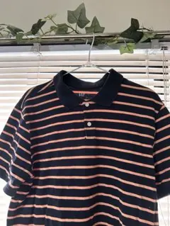 GAP ポロシャツ ボーダー柄 半袖のサムネイル