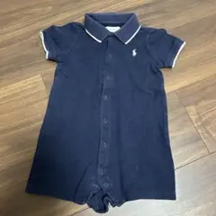 Ralph Lauren ネイビー ポロロンパース 80