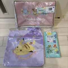 新品⭐︎ポケモン　収納BOX トートバッグ　ティッシュケース　まとめ売り