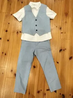 H&M 水色 フォーマルスーツ 122cm