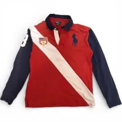 【POLO】ラルフローレン ビッグポニー 長袖ラガーシャツ M