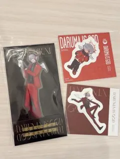 だるまいずごっど　大妖怪ローソンコラボ　アクスタ、ステッカー(2枚)