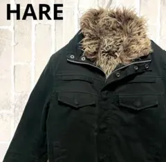 HARE 中綿ジャケット ブルゾン ファー archive Y2K グランジ