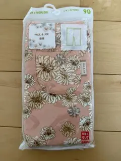 UNIQLO PAUL&JOE 花柄レギンス　ピンク　90センチ