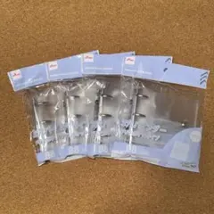 ダイソー 3穴バインダー クリアポケットタイプ B8サイズ【4点セット】