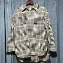 ユナイテッドアローズ　厚手　グレンチェックシャツ