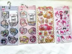 【正規品新品】サンリオ　マイメロ　クロミ　キティ　ウォーターシール　マシュマロ