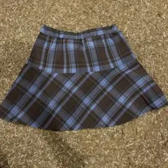 ROPE PICNICキッズ チェック柄フレアキュロットスカート サイズ120