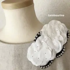 ⑦3 ミナペルホネン ブローチアクセサリー ハンドメイドヘアゴム 変更