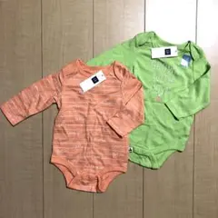 ベビーギャップ 長袖ロンパース 60 2枚セット