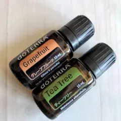 ドテラ　doTERRA 　グレープフルーツ&ティーツリー15ml 　新品未開封のサムネイル