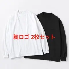 ennoy 2Pack L/S T-Shirts 胸ロゴ 2枚セット