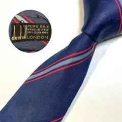 dunhill ネクタイ レジメンタルストライプ