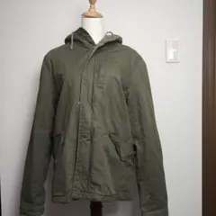 【USED】 Rageblue オリーブ色 フード付きモッズコート