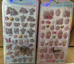 【正規品】うるちゅるポップシール　エンジェルブルー　もんちっち　2種類