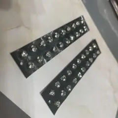 耳つぼアクセサリー クリスタル装飾 2シート