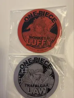 ONE PIECE 一番くじH賞　マグネット　ルフィ　トラファルガー・ロー