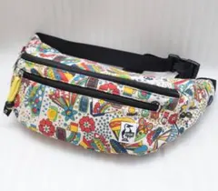 CHUMS チャムス 総柄 ショルダー ボディ バッグ アウトドア キャンプ