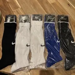 nike サッカーソックス　黒2足セット
