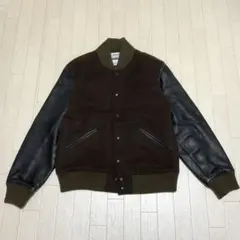 コロンビア　スタジャン　レザー　ジャケット　ブルゾン　スタジャン　ウールのサムネイル