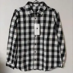 タグ付き新品　COLZA チェック柄 長袖シャツ M