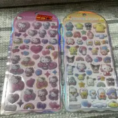 【正規品】サンリオ コットンパフィシール 2点セット