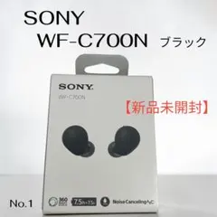 SONY WF-C700N ワイヤレスイヤホン ブラック - メルカリ