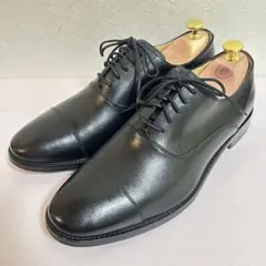 【美品】コールハーン ストレートチップ ブラック ドレスシューズ 8M 26cm