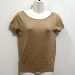 アールエフ 半袖ニット バックボタンニット クルーネック＆バックVネックニットのサムネイル