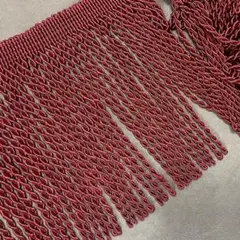 手芸　レッド　フリンジ　ハンドメイド　モチーフブレード フリンジテープ　紐