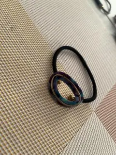 多色オーバル型ヘアゴム