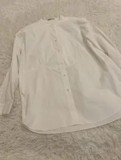 theory luxe コットンポプリン バンドカラーシャツ YANA 白 38 - メルカリ