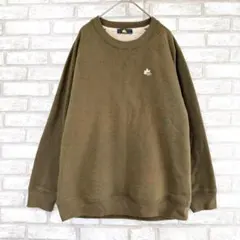 LOGOS park ロゴスパーク　スウェット　トレーナー　裏ボア　緑