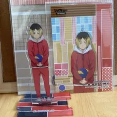 ハイキュー!! 孤爪研磨 それぞれの朝 アクリルスタンド 特典ポスターカード