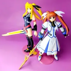 美少女フィギュア　魔法少女リリカルなのはStrikerSなのは＆フェイトジャンク