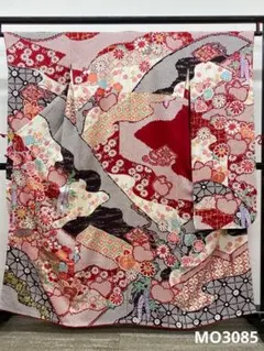 振袖 絞り 金駒 刺繍 紋意匠 鞠 藤 身丈160cm 撥水加工済 MO3135 
