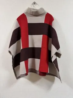 ポンチョ　ニット