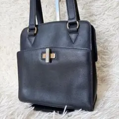 CELINE セリーヌ ヴィンテージ ハンドバッグ ゴールド金具 ターンロックのサムネイル