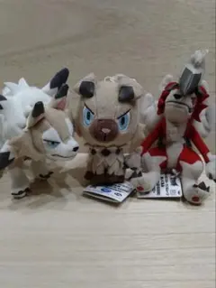 ポケットモンスター サン＆ムーン　ぬいぐるみ3体セット