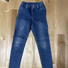 gu スキニーパンツ 130 パンツ ズボン キッズ 子ども あったか ユニクロ